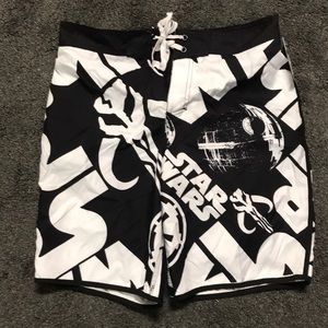 NWT Disney Star Wars Men’s L Swim Trunks